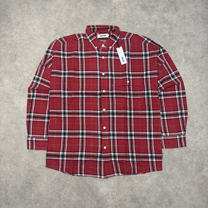 Palace Red Checkered Lumber Yak Shirt (M)