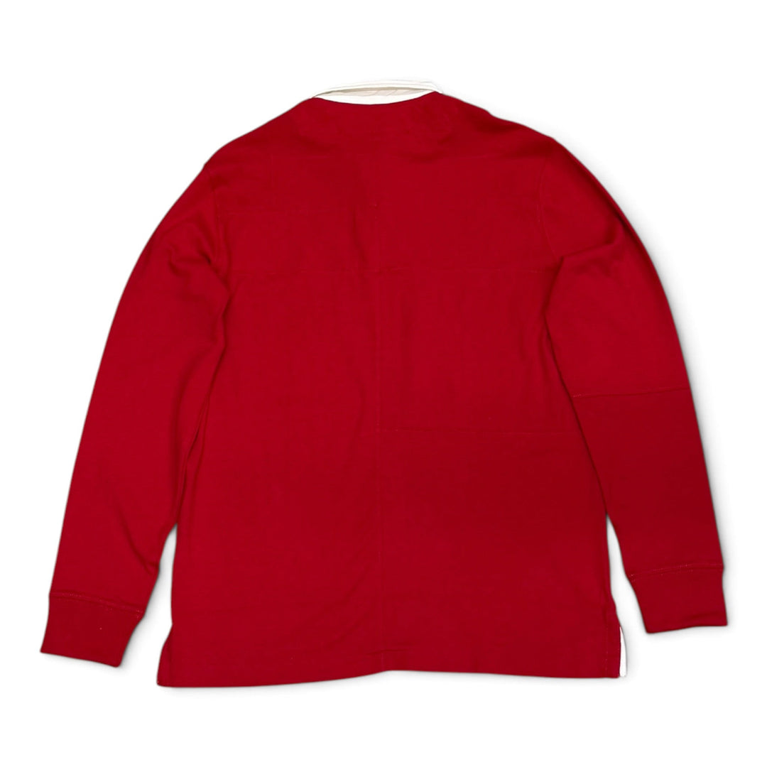 Palace x Polo Ralph Lauren Red Rugby Shirt (M)