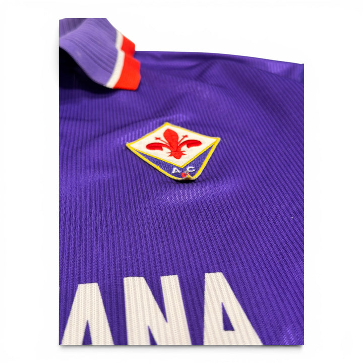 1995-97 Fiorentina Home Football Shirt Purple (L)