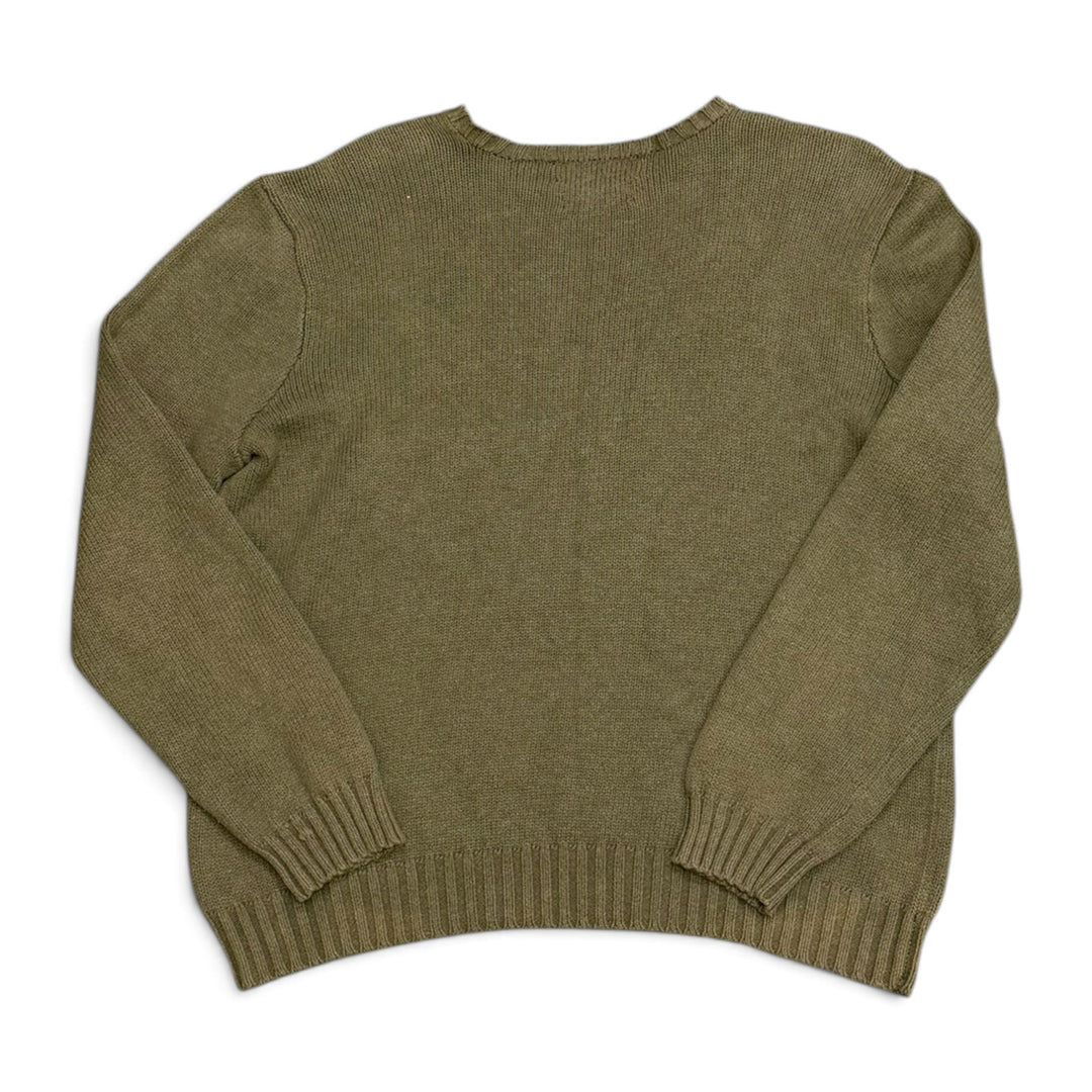 Vintage Polo Ralph Lauren Crew Neck Knitted Jumper Green (XL)