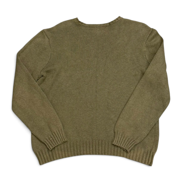 Vintage Polo Ralph Lauren Crew Neck Knitted Jumper Green (XL)
