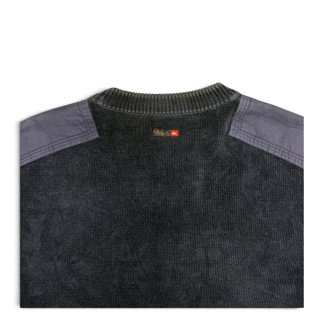 Vintage Quicksilver Crew Neck Jumper Blue (M)