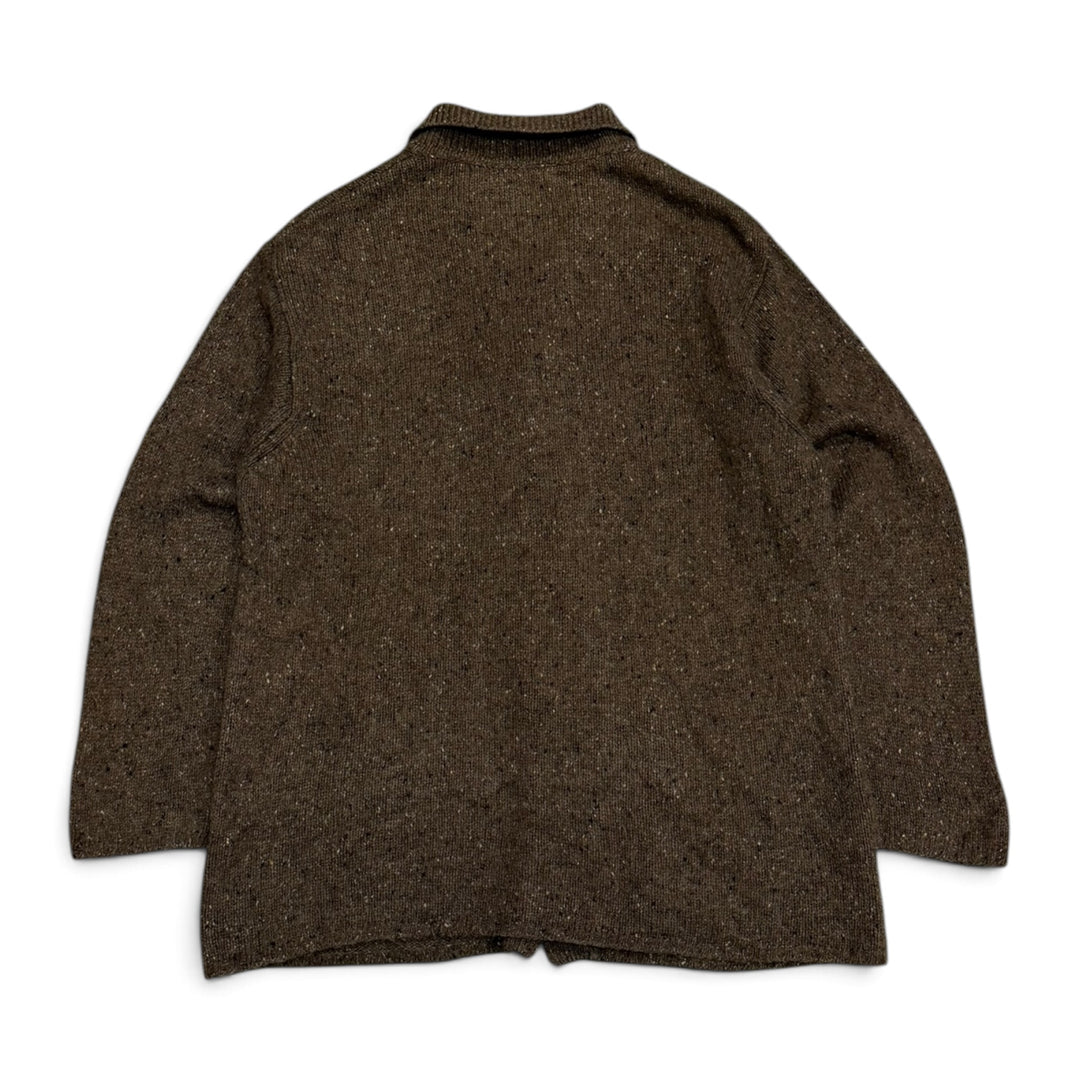 Vintage Burberry Button Up Knitted Cardigan Khaki (XL)