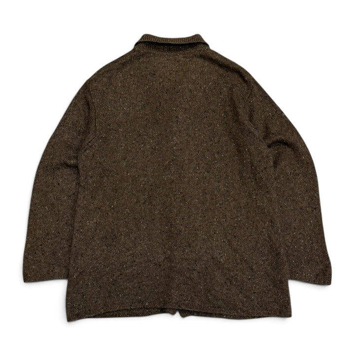 Vintage Burberry Button Up Knitted Cardigan Khaki (XL)