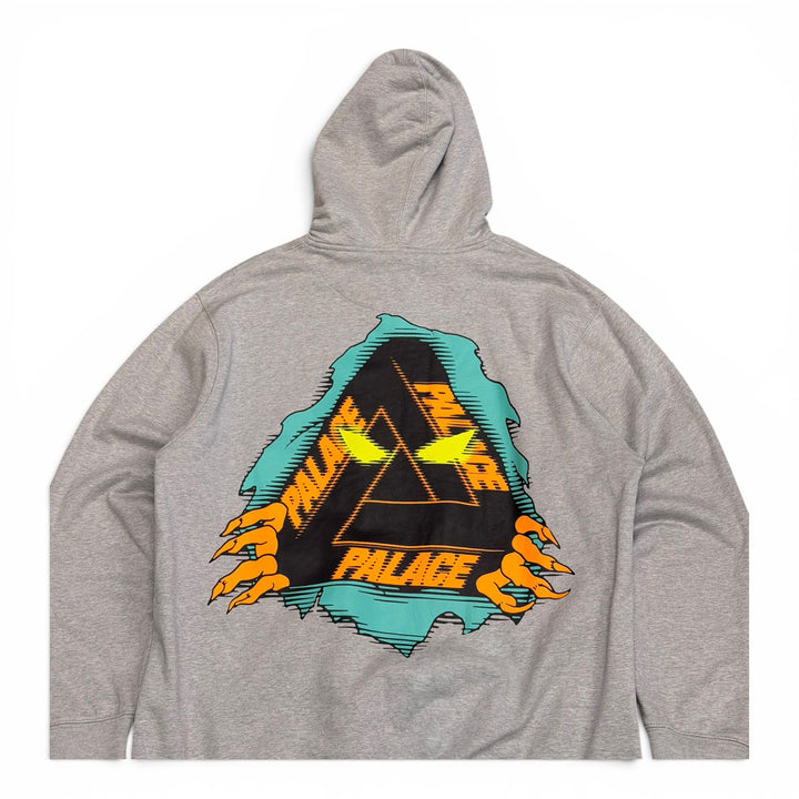Palace Tri-Ripper Grey Pullover Hoodie (XL)