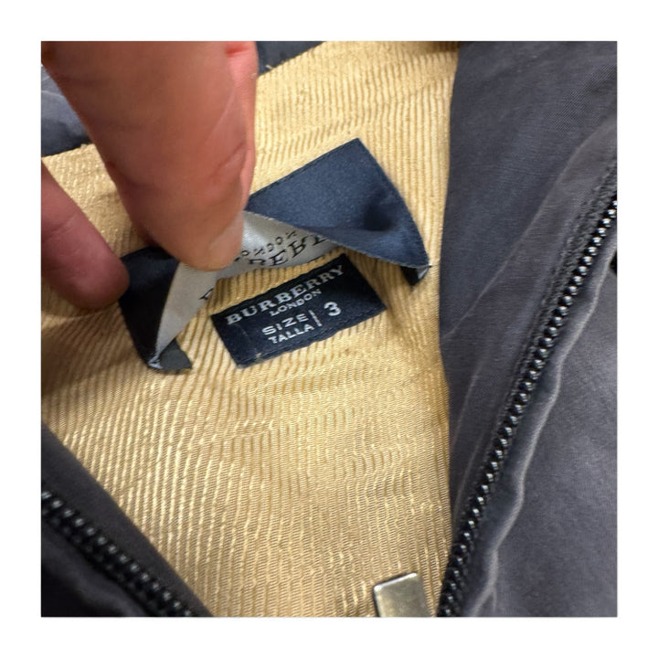 Vintage Burberrys Zip Up Jacket Faded Navy (M)