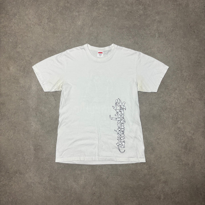 Supreme White Graphic T-Shirt (M)