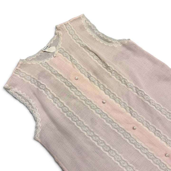 Vintage Christian Dior Sleeveless  Top Pink (L)