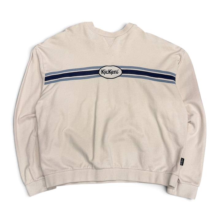 Vintage Kickers Crew Neck Sweatshirt Beige (L)