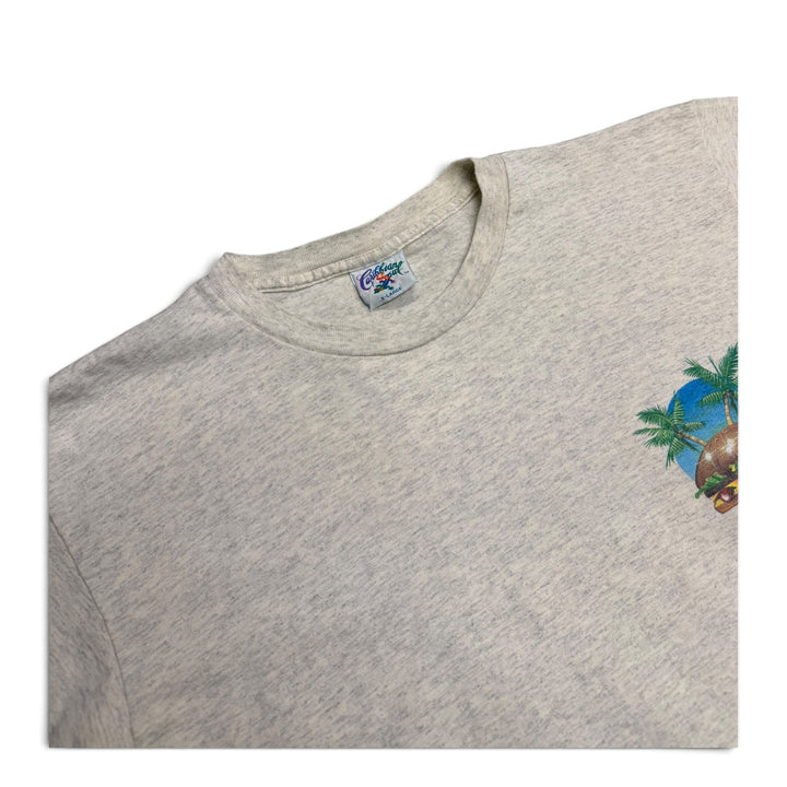 Vintage Cheeseburgers in Paradise T-Shirt Grey (XL)