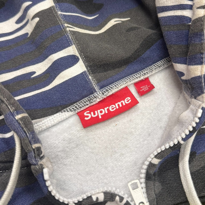 Supreme Performance Zip Up Hoodie Blue (L)