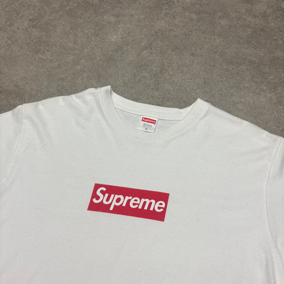 Supreme 20th Anniversary White Red Bogo T-Shirt (M)