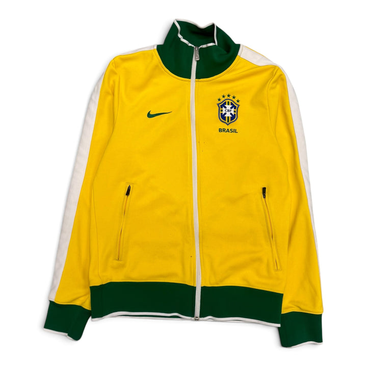 Nike Brazil Yellow & Green Tracksuit Jacket (S)