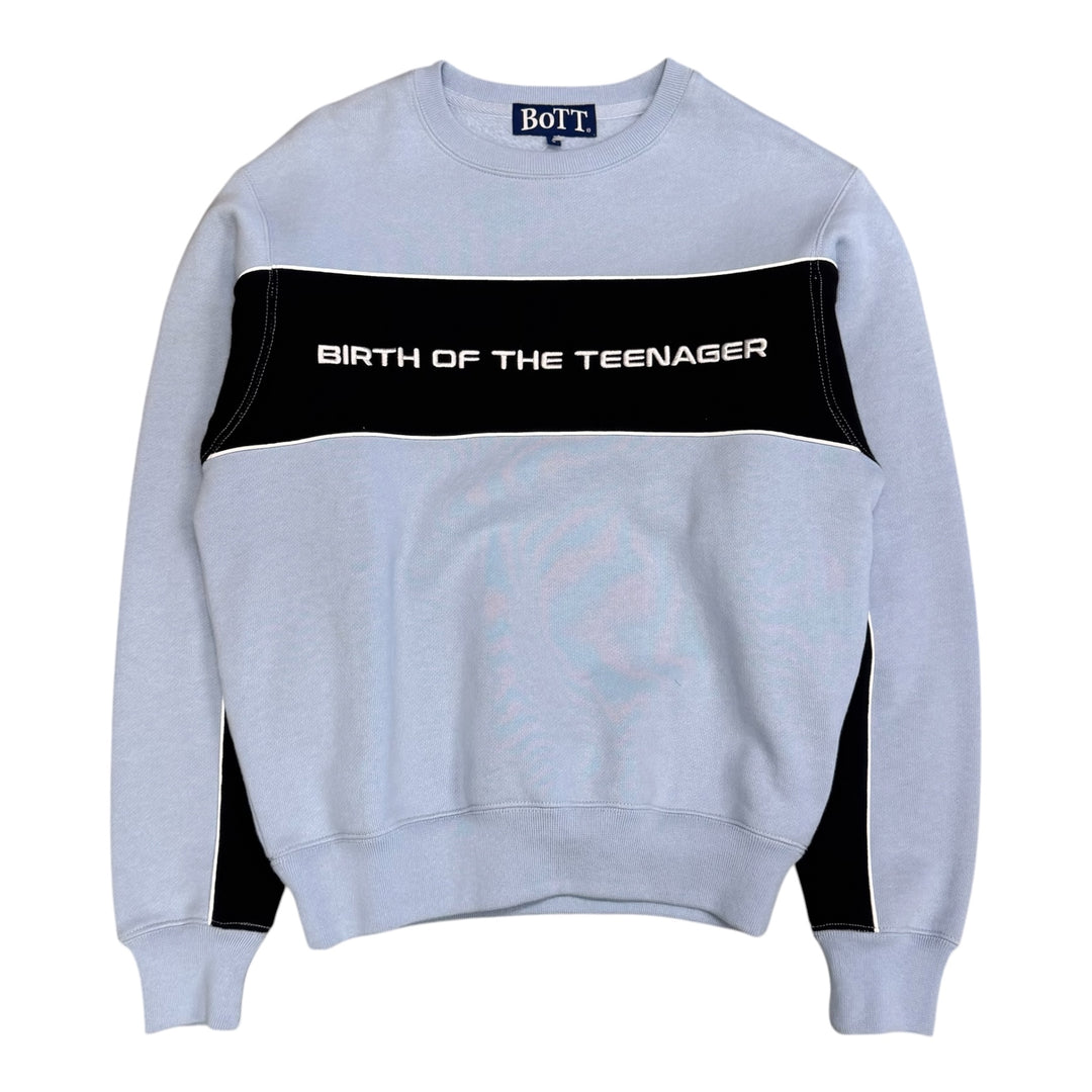 Bott Crewneck Spell Out Sweatshirt Blue (S)