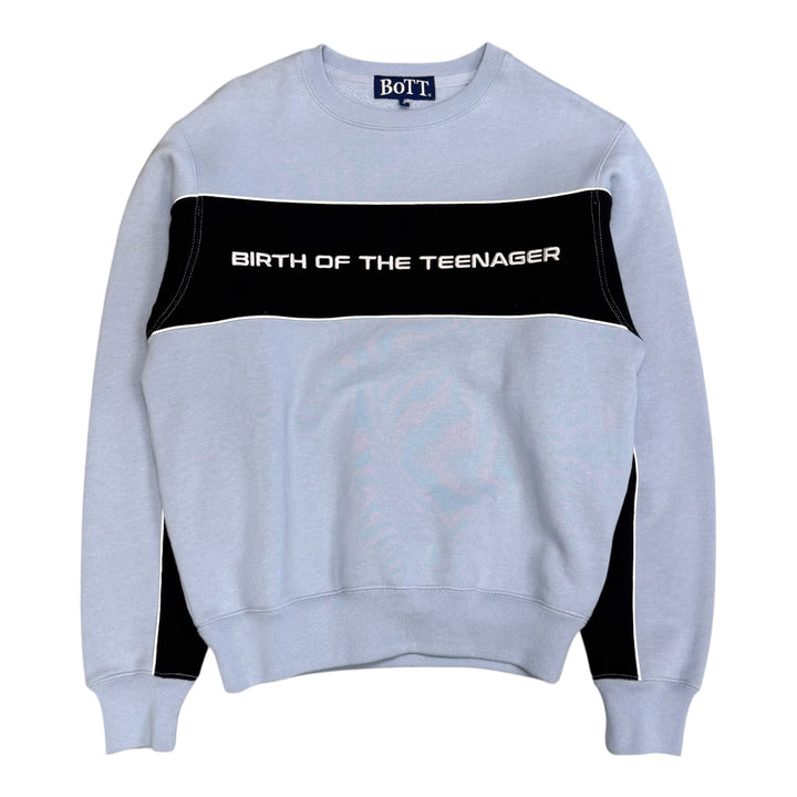 Bott Crewneck Spell Out Sweatshirt Blue (S)