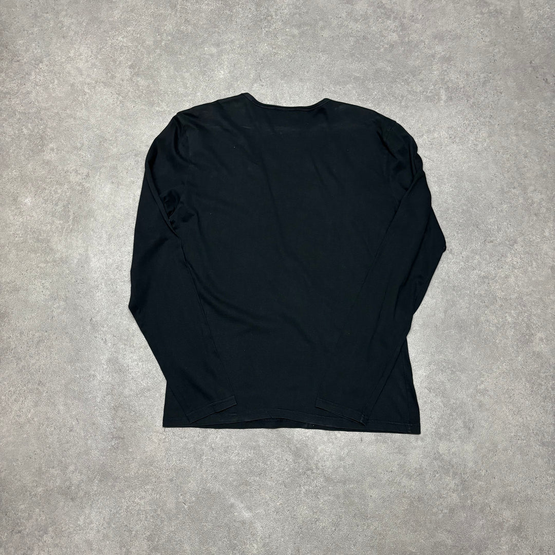 Playboy Black Graphic Long Sleeve T-Shirt (M)