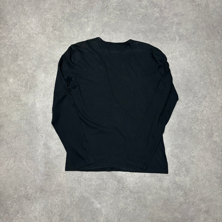Playboy Black Graphic Long Sleeve T-Shirt (M)