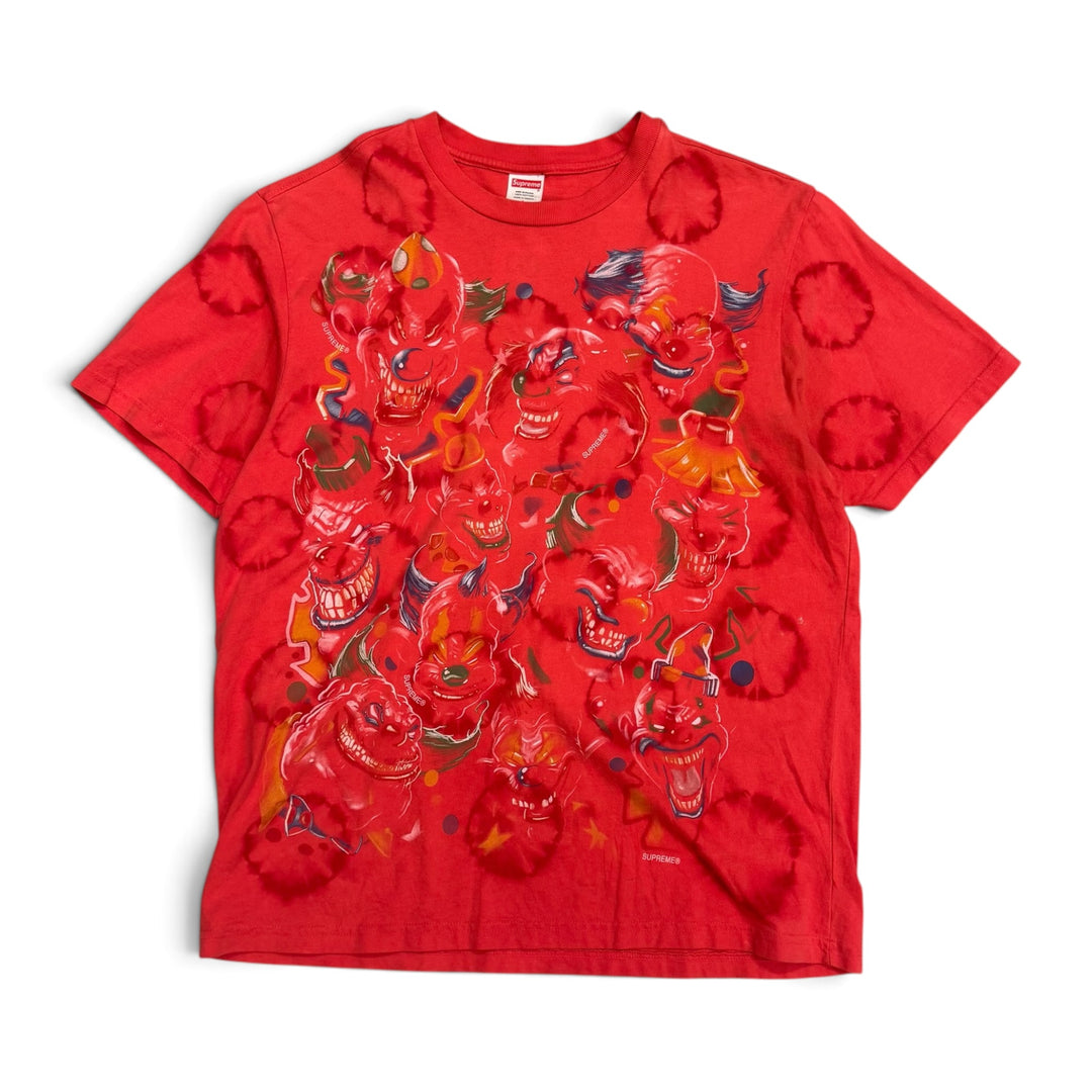Supreme Pink Clown Skull Graphic T-Shirt (L)