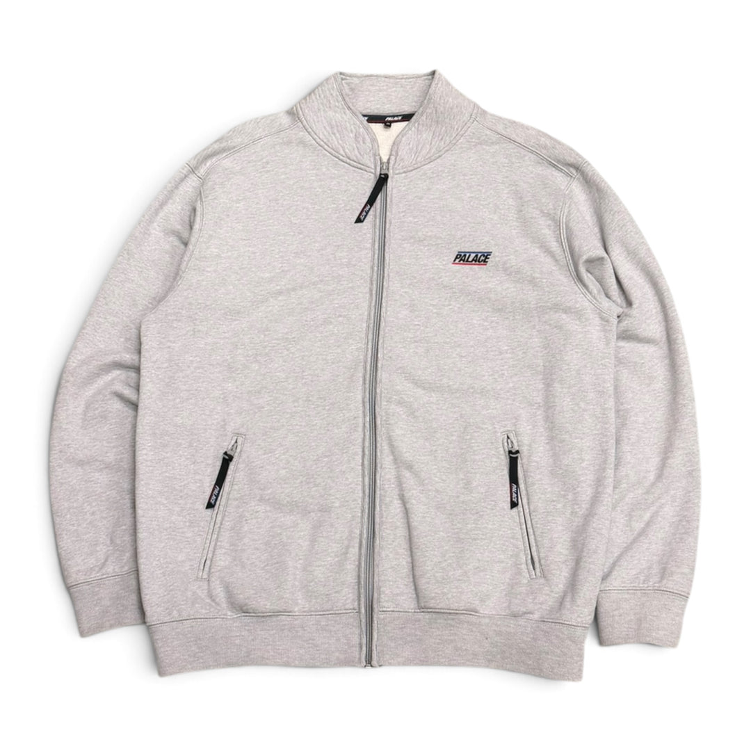 Palace Basically Track Sweat Full Zip Up Grey (XL)