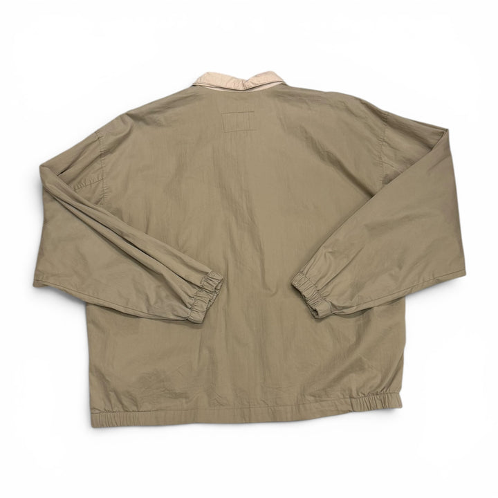 90's Vintage Quiksilver Beige Striped Collared Jacket (XL)