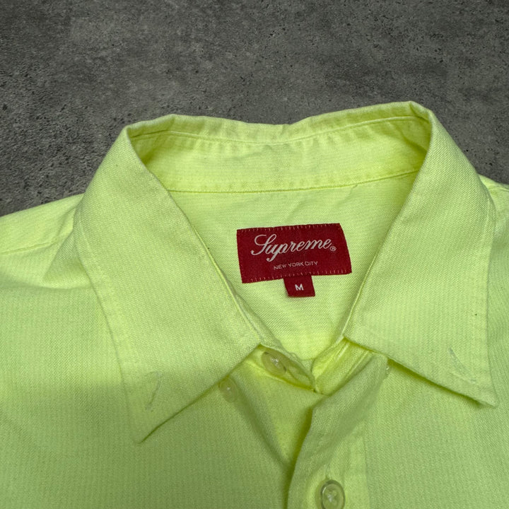 Supreme Yellow Long Sleeve Shirt (M)