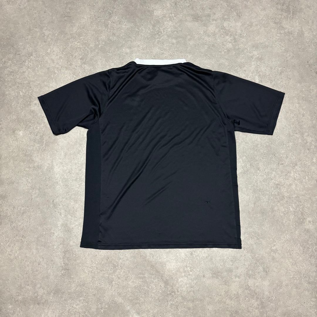 00's Vintage Nike T90 Black Therma-Fit T-Shirt (XL)
