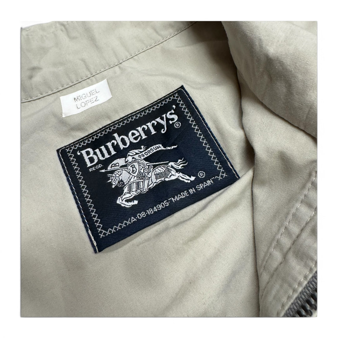 Vintage Burberrys Harrington Style Jacket Beige (L)