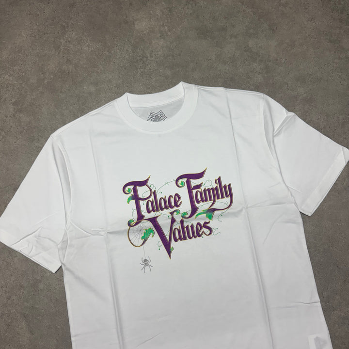 Palace Family Values White Graphic T-Shirt (L)