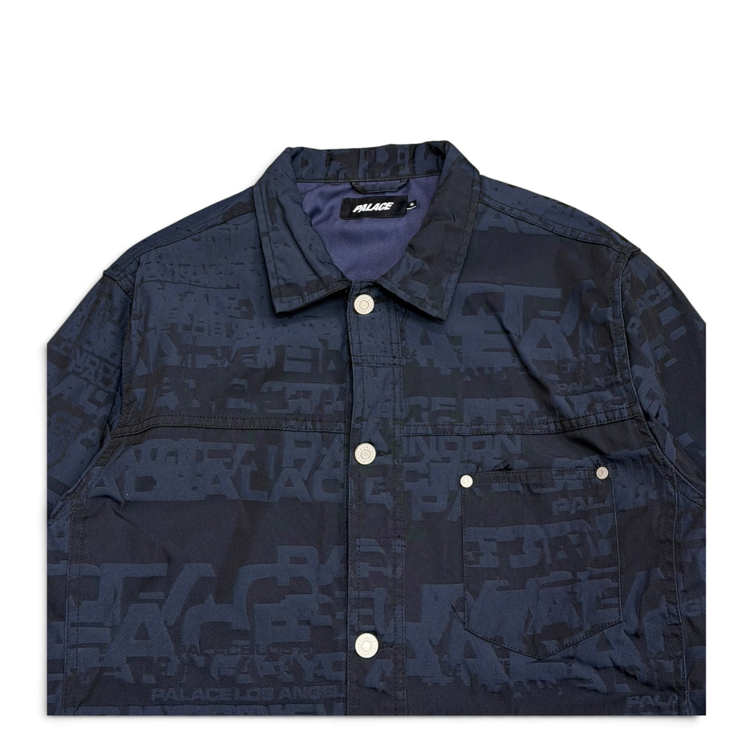 Palace Cities Jacquard Navy Two Piece Set (XL)
