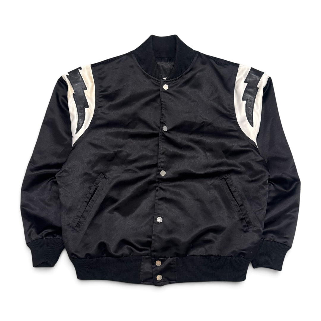 Rhude Lightning Varsity Jacket Black (S)