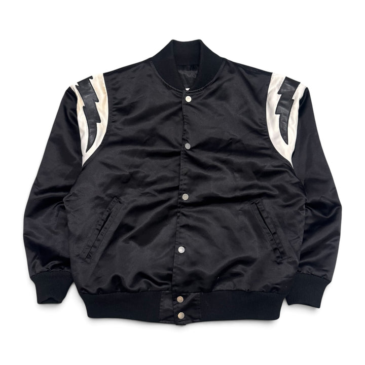 Rhude Lightning Varsity Jacket Black (S)