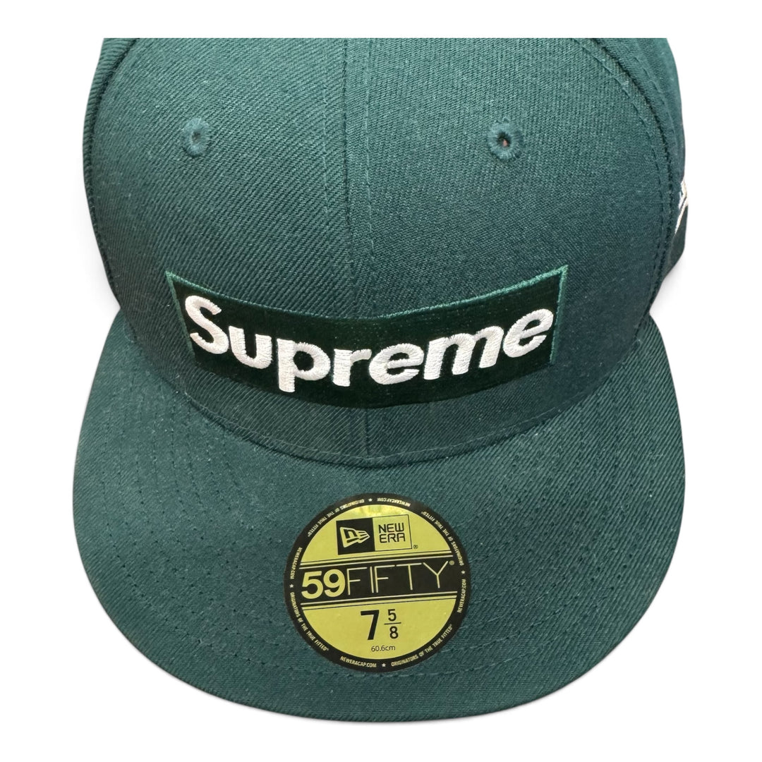 Supreme Shop Anniversary Box Logo Cap Green (7-5/8)