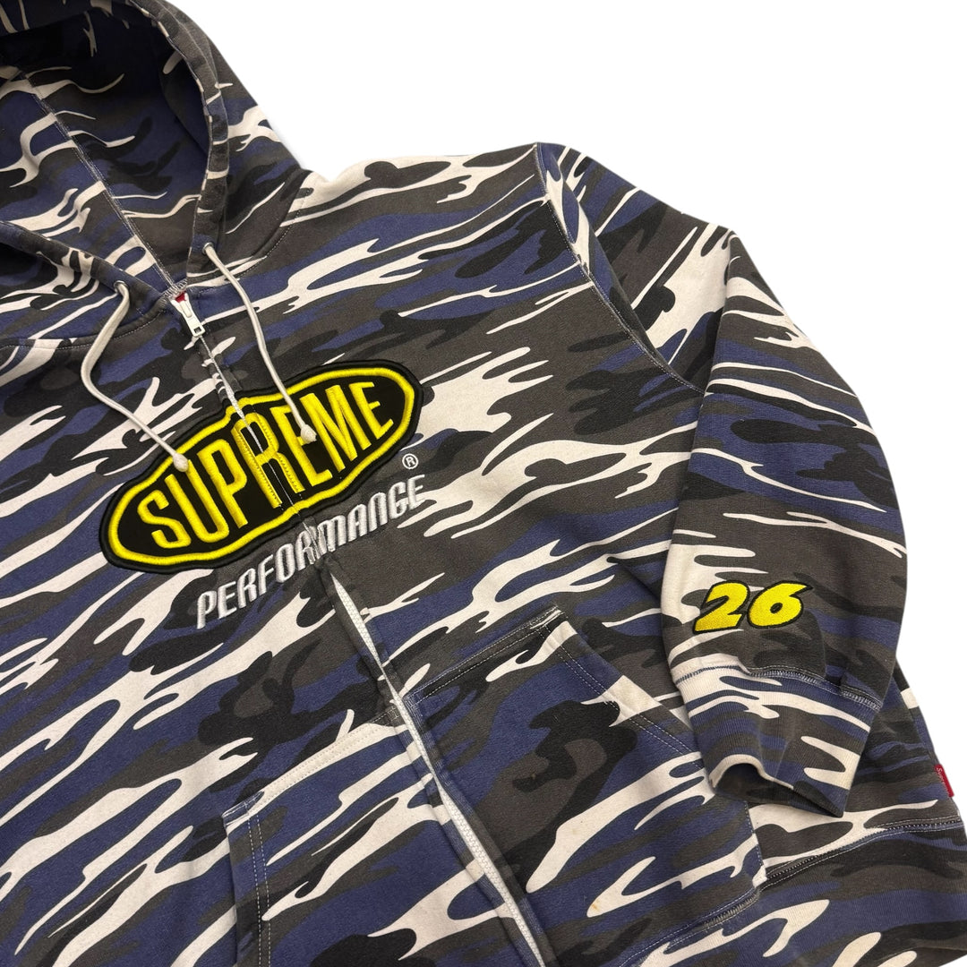 Supreme Performance Zip Up Hoodie Blue (L)