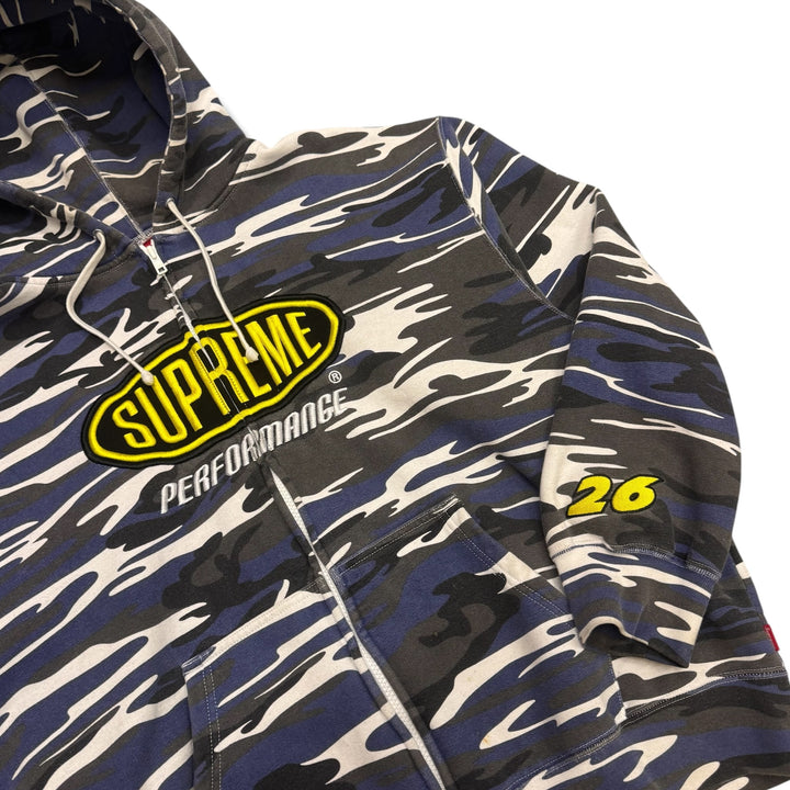 Supreme Performance Zip Up Hoodie Blue (L)
