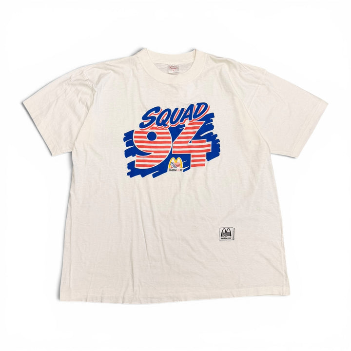 Vintage 1994 World Cup Squad McDonald's Graphic Tee White (XL)