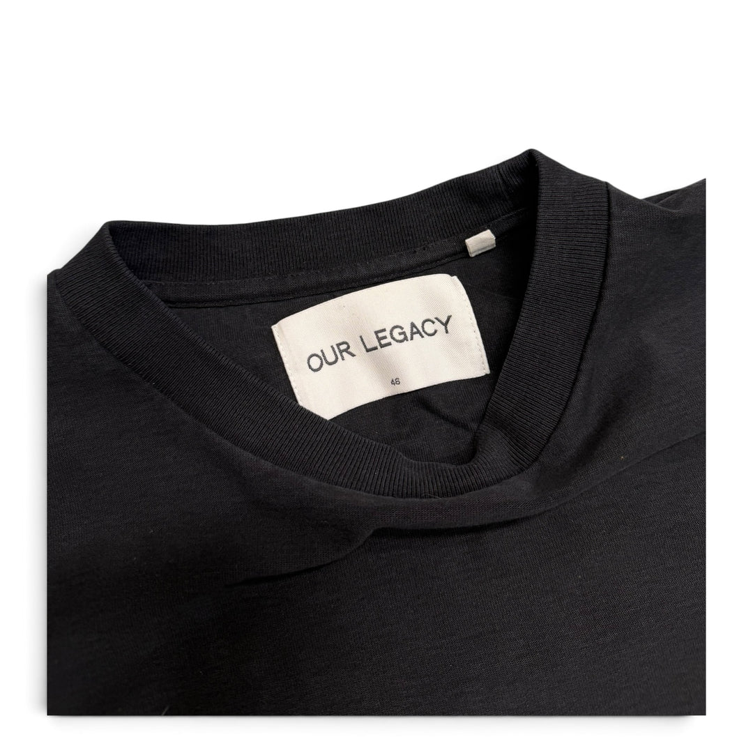 Our Legacy Black Heavyweight Long Sleeve T-Shirt (M)