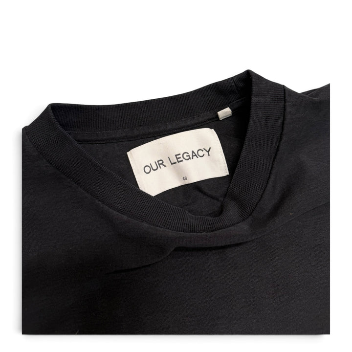 Our Legacy Black Heavyweight Long Sleeve T-Shirt (M)