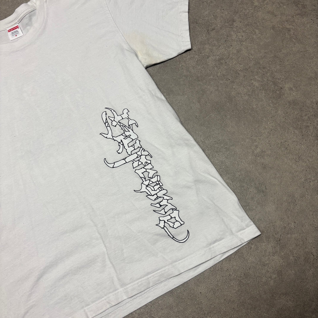 Supreme White Graphic T-Shirt (M)