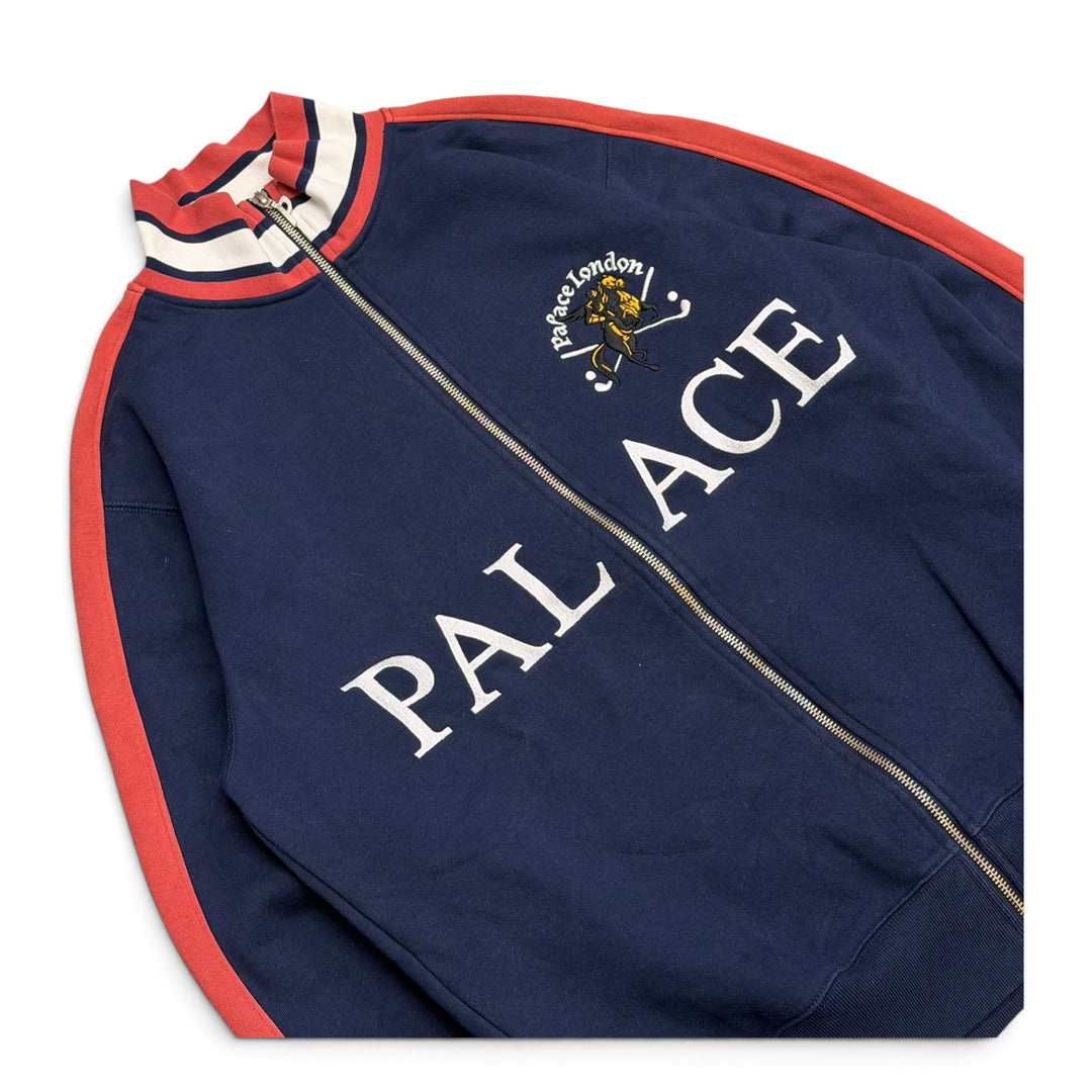 Palace Geezer Zip Funnel Navy Jumper (M)