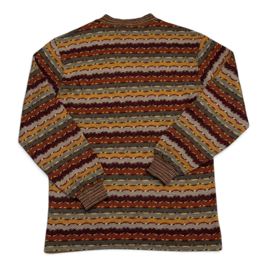 Vintage Missoni Sport Stripy Orange & Red Knitted Jumper (M)