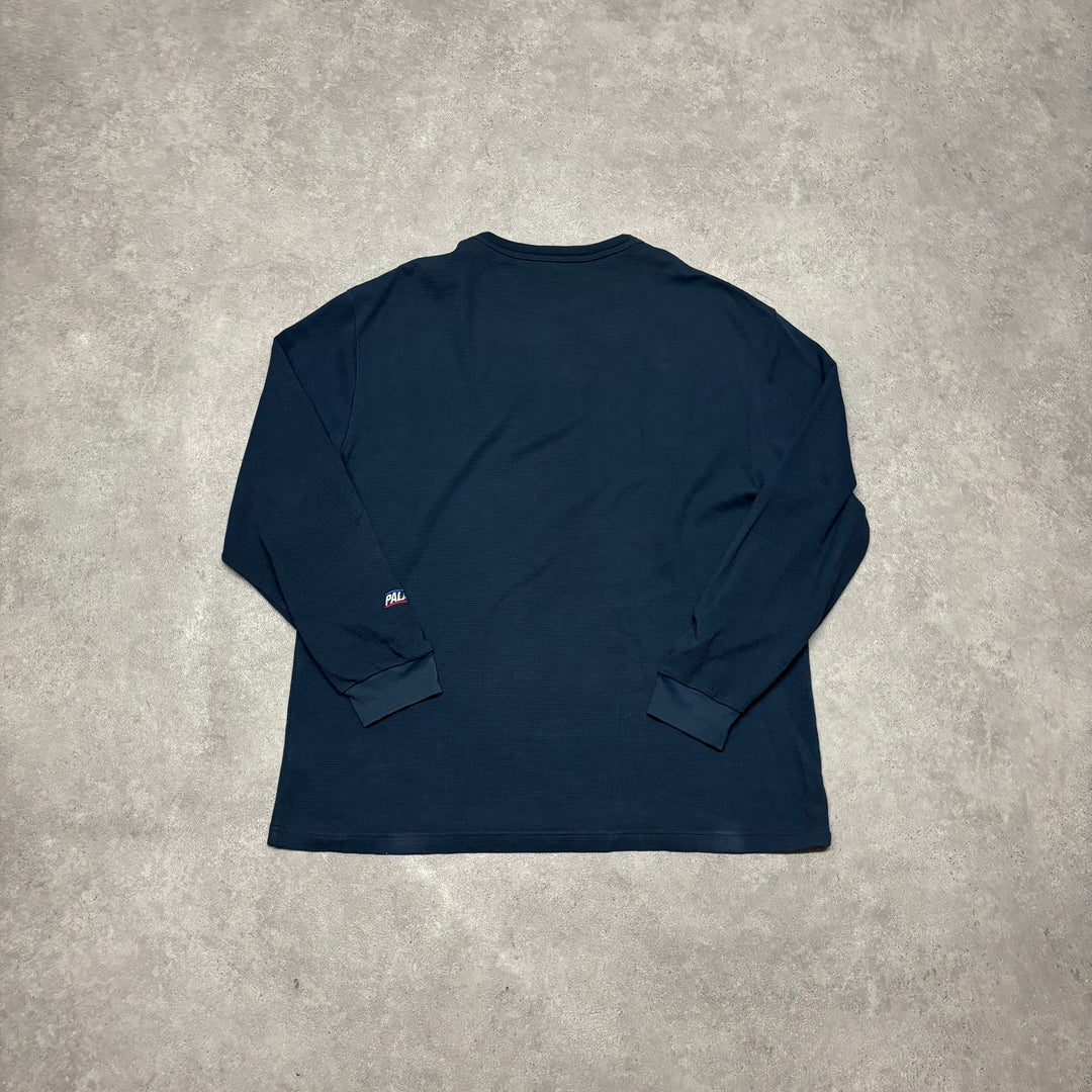 Palace Navy Basically A Waffle T-Shirt (XL)