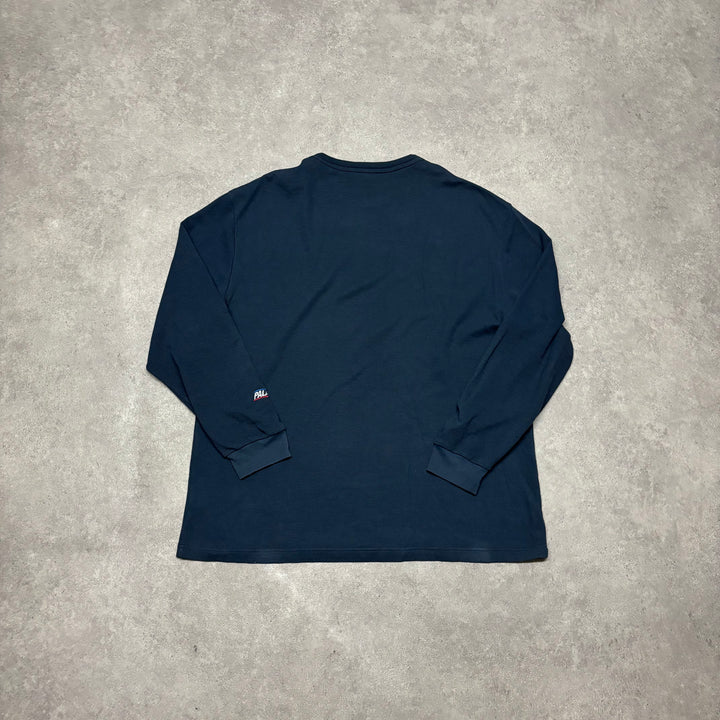 Palace Navy Basically A Waffle T-Shirt (XL)