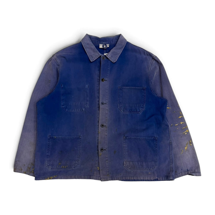 Vintage French Chore Jacket Blue (L)