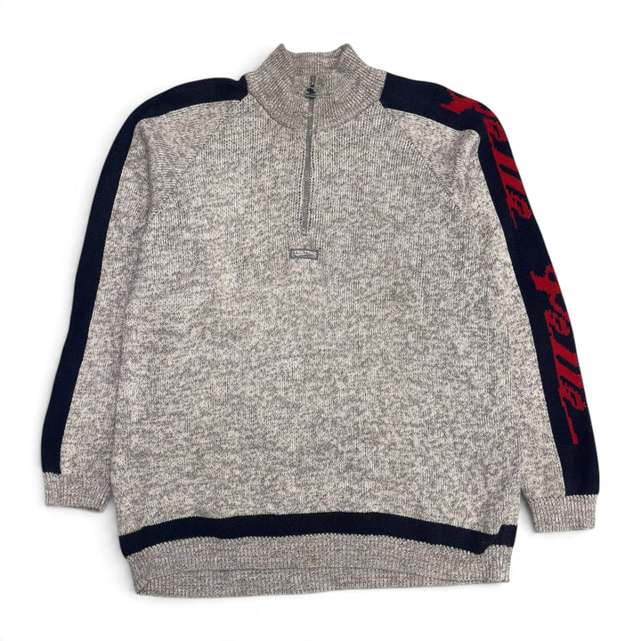 Vintage Pelle Pelle Knitted Jumper Grey (L)