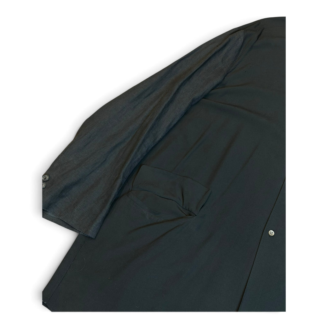 Vintage Comme Des Garcons Black Dress Shirt (XL)