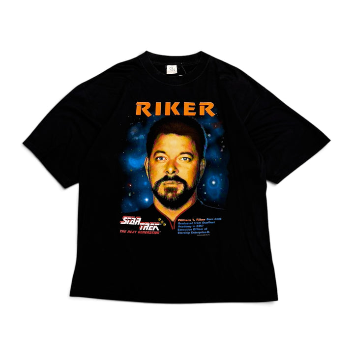 Vintage Riker Graphic T shirt Black (XL)