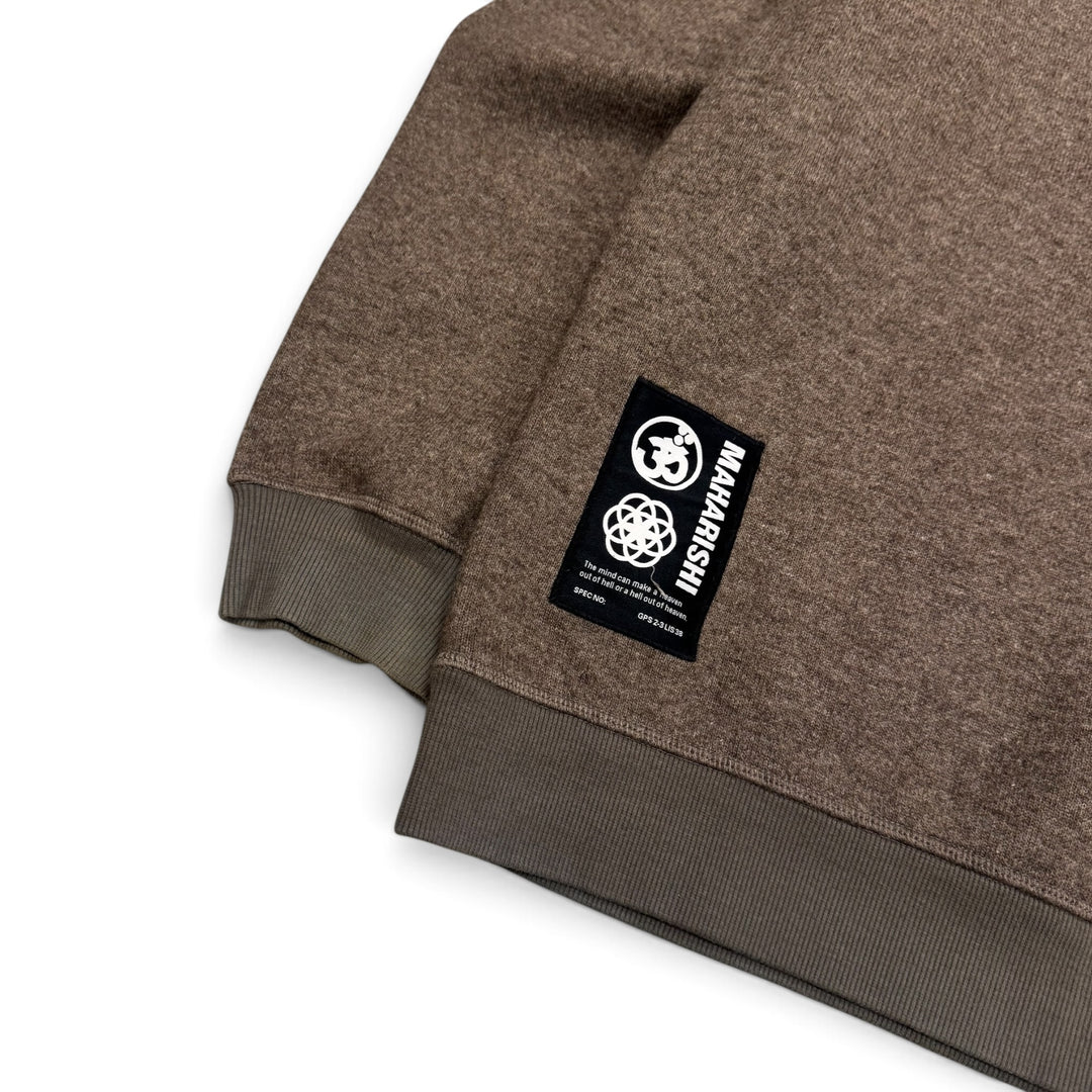 Maharishi Wool Crew Neck Jumper Brown (M)
