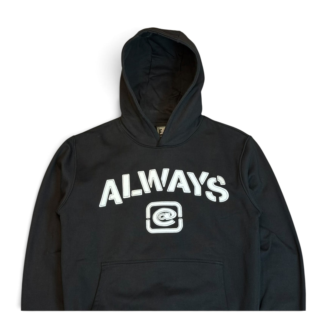 Always Do Black Spell Out Pullover Hoodie (M)