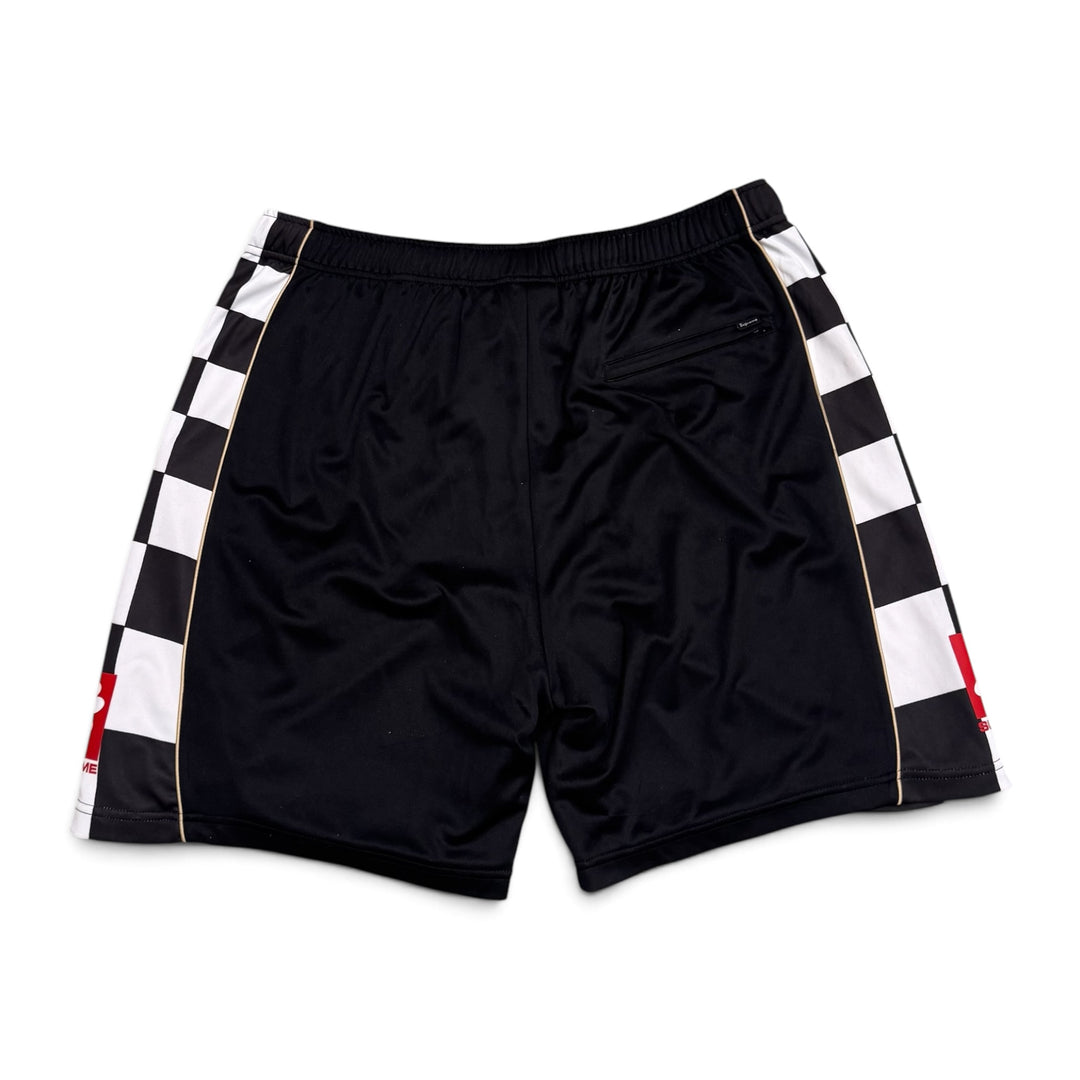 Supreme Checkerboard Soccer Shorts Black (L)