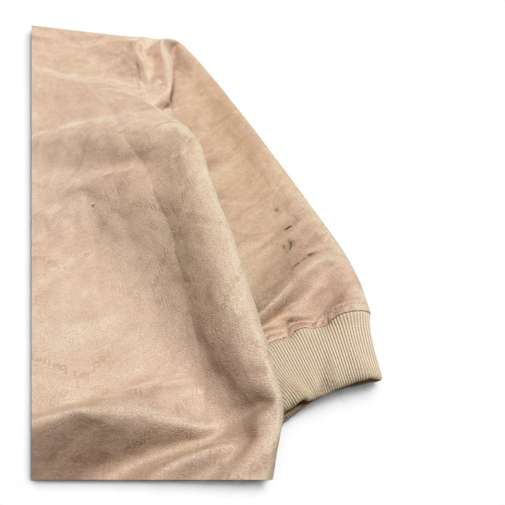 Vintage Pelle Pelle Suede Monogram Leather Jacket Set Cream (L)